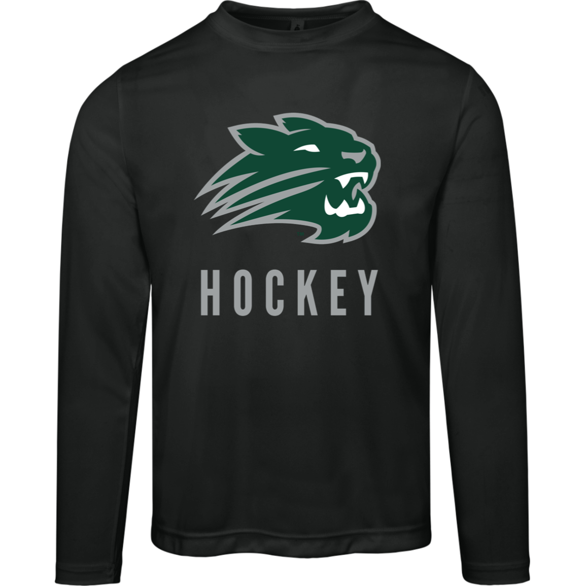 Wildcats Hockey Dry Fit Performance TT11L Team 365 Mens Zone Long Sleeve Tee