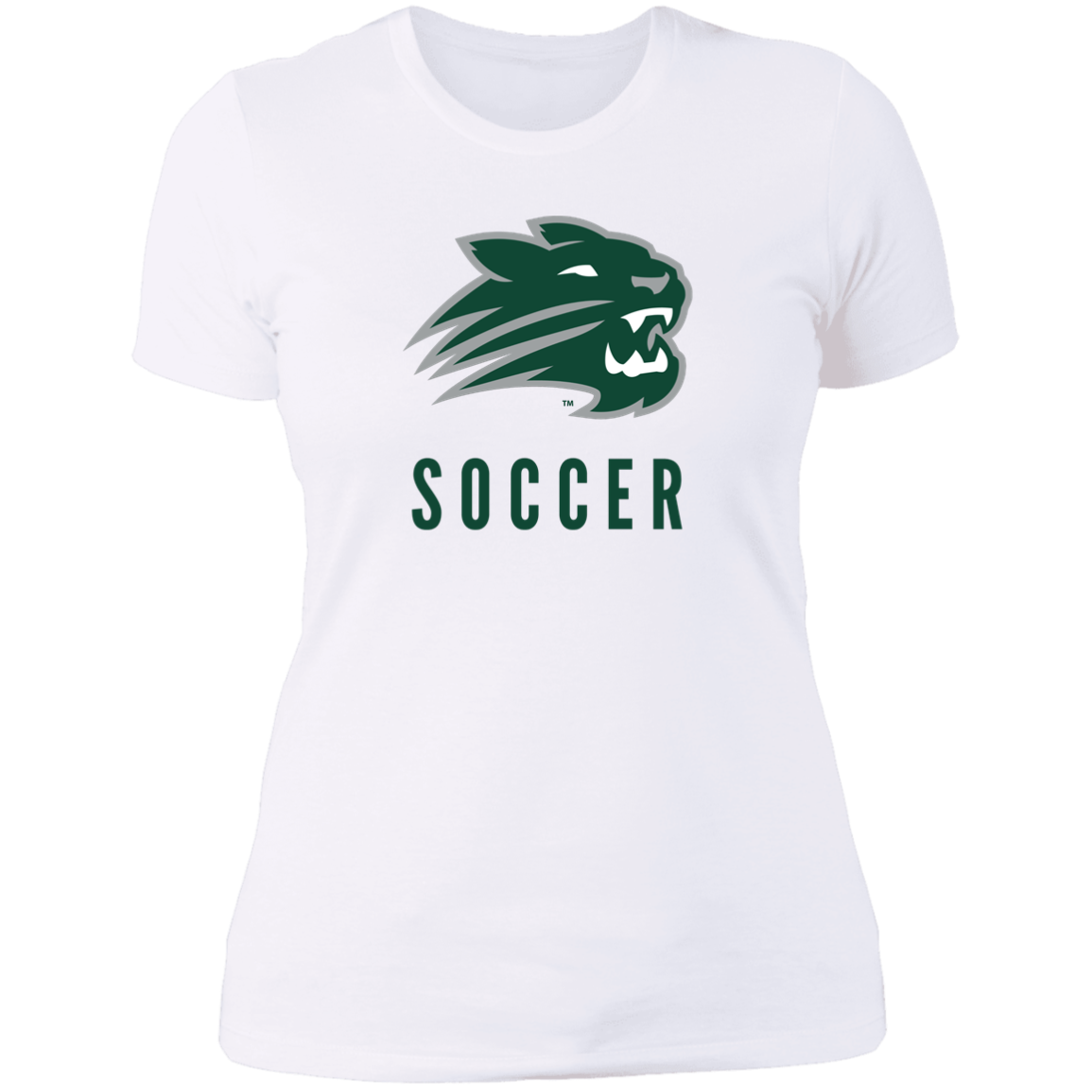 Wildcat Logo Soccer Ladies' Boyfriend T-Shirt