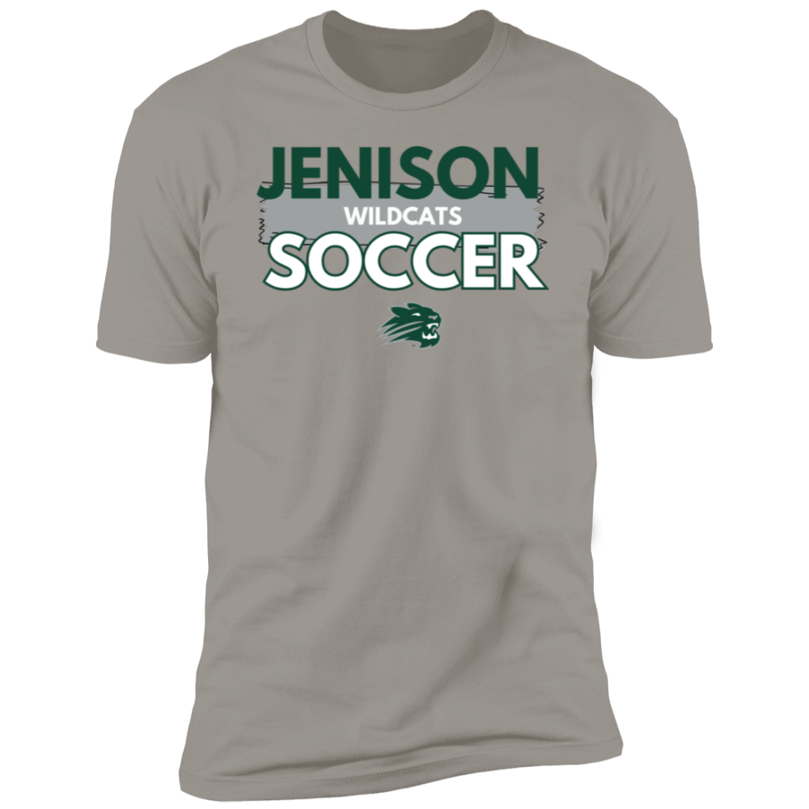 Jenison Soccer Banner NL3600 Premium Short Sleeve T-Shirt