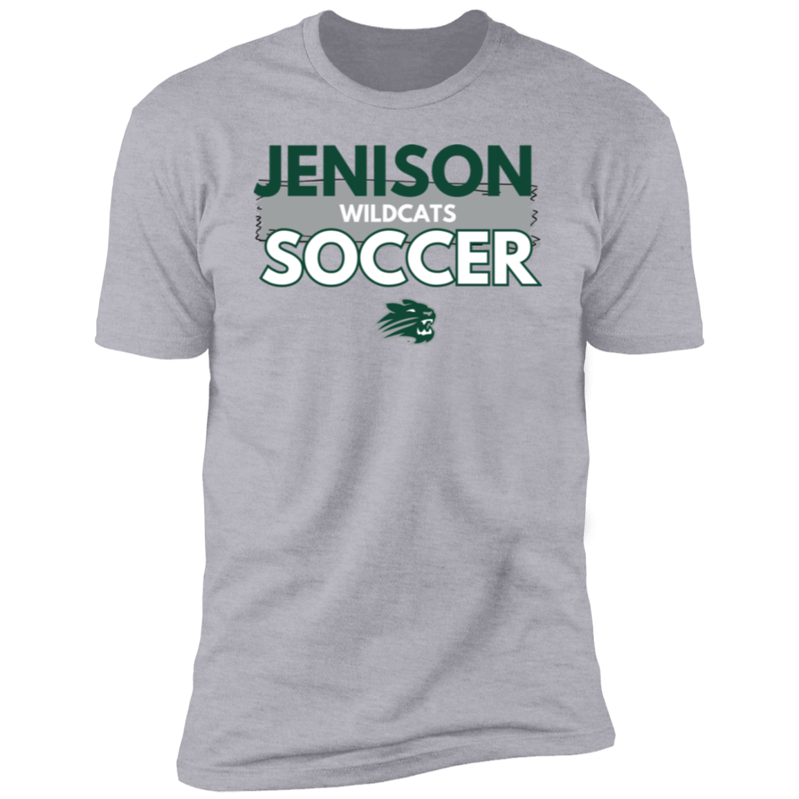 Jenison Soccer Banner NL3600 Premium Short Sleeve T-Shirt