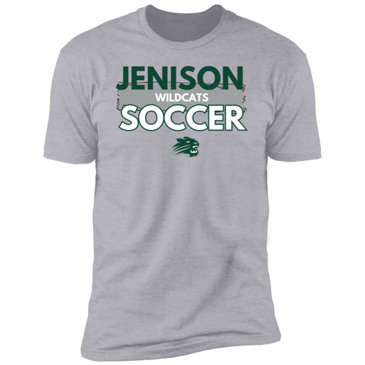 Jenison Soccer Banner NL3600 Premium Short Sleeve T-Shirt