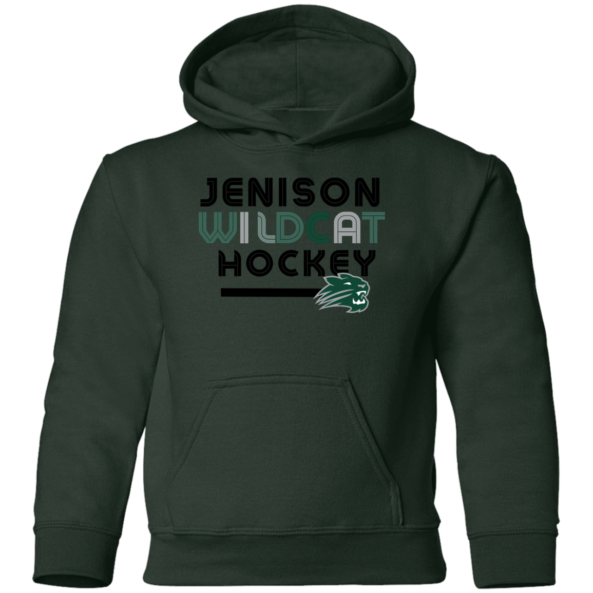 Jenison Wildcat G185B Youth Pullover Hoodie