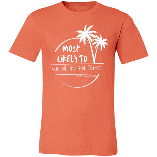 Pool Games 3001C Unisex Jersey Short-Sleeve T-Shirt