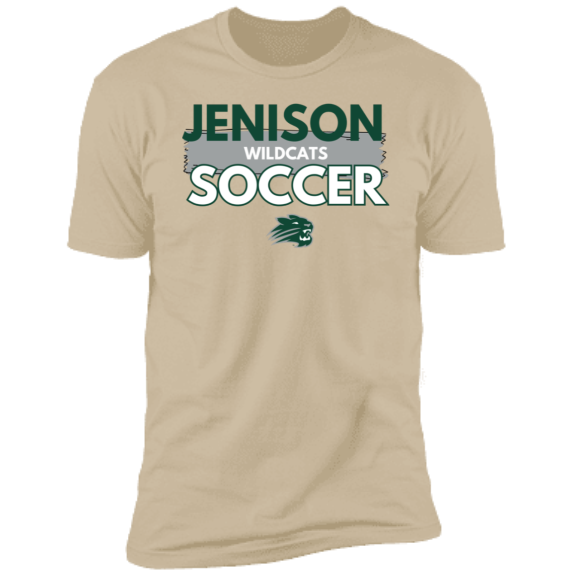 Jenison Soccer Banner NL3600 Premium Short Sleeve T-Shirt