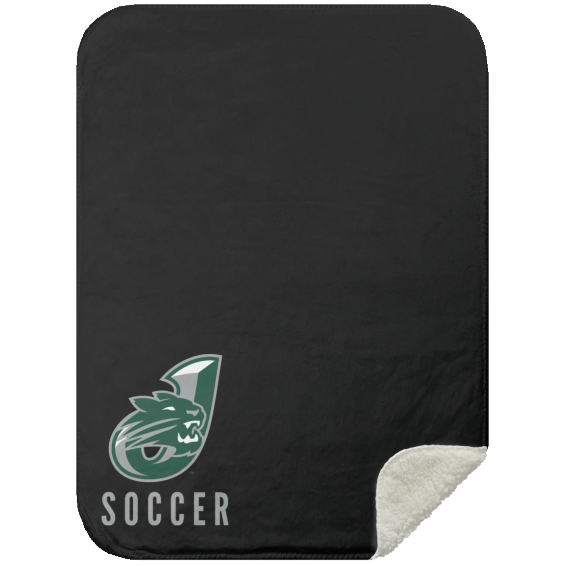 Jenison "J" Soccer Premium Sherpa Blanket 30x40