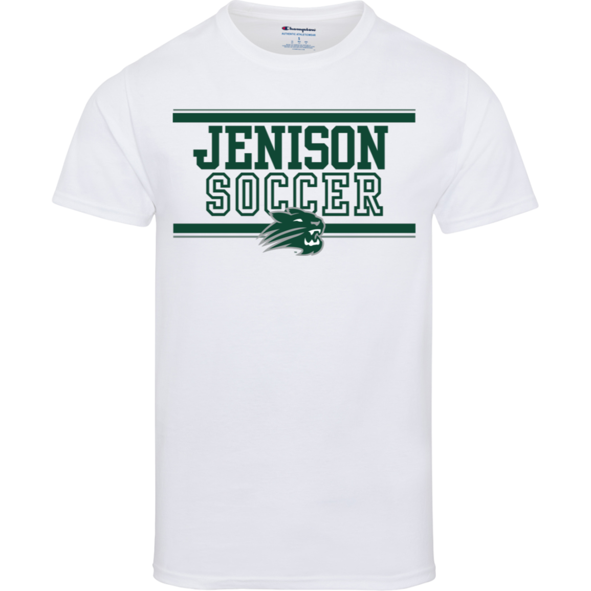 Jenison Soccer Champion Brand Adult Short Sleeve Tee