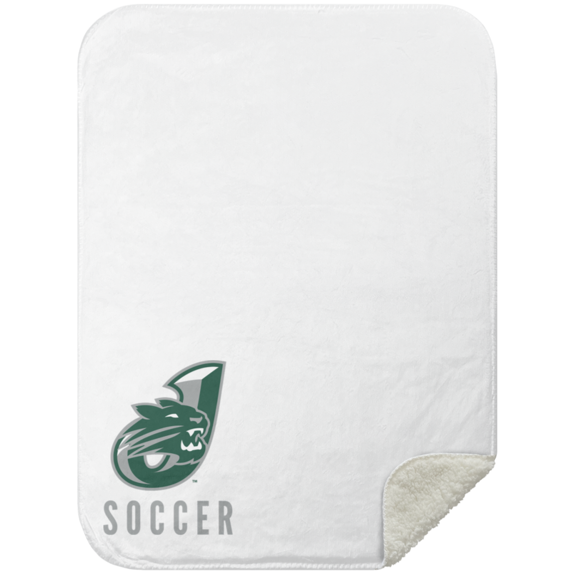 Jenison "J" Soccer Premium Sherpa Blanket 30x40