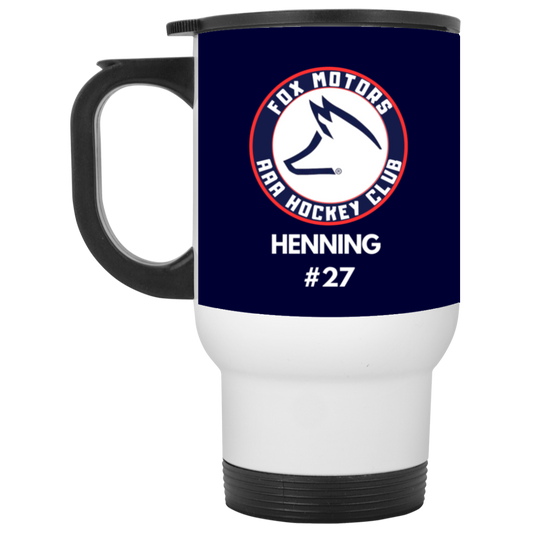 Henning  XP8400W White Travel Mug