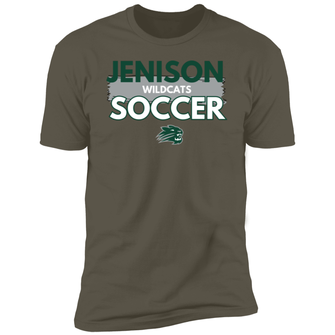 Jenison Soccer Banner NL3600 Premium Short Sleeve T-Shirt