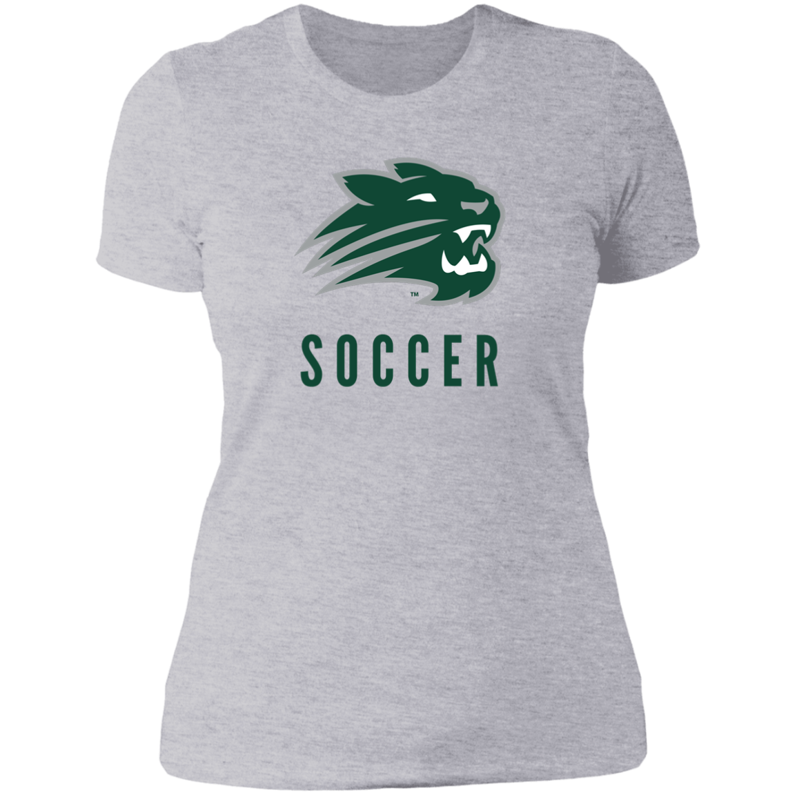 Wildcat Logo Soccer Ladies' Boyfriend T-Shirt