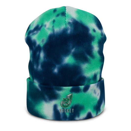 Jenison Logo Hockey Embroidered Tie-dye beanie