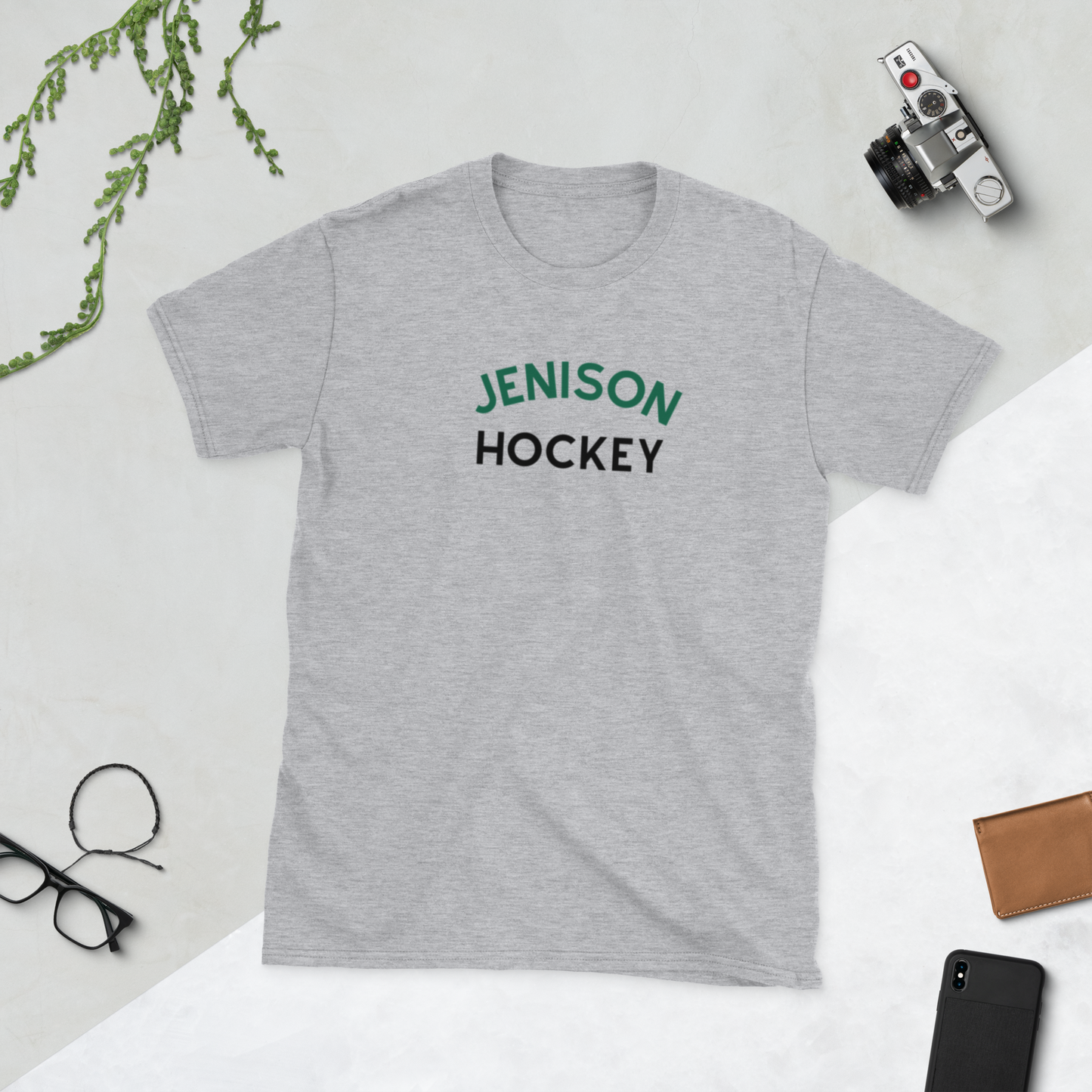 Jenison Hockey Basic Short-Sleeve Unisex Cotton T-Shirt