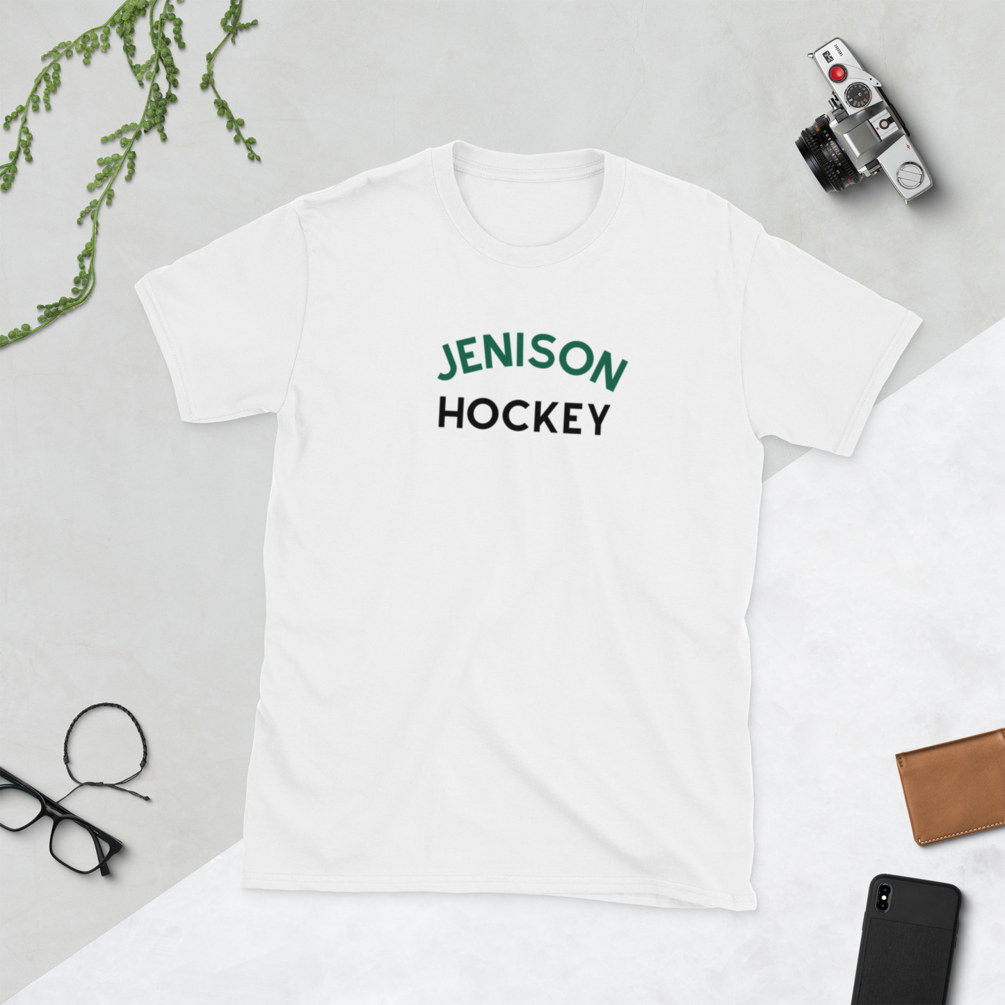 Jenison Hockey Basic Short-Sleeve Unisex Cotton T-Shirt