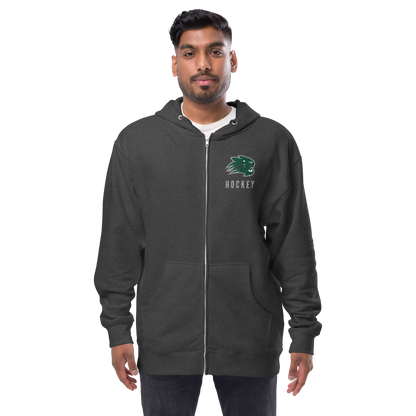 Wildcat Logo Unisex fleece zip up hoodie