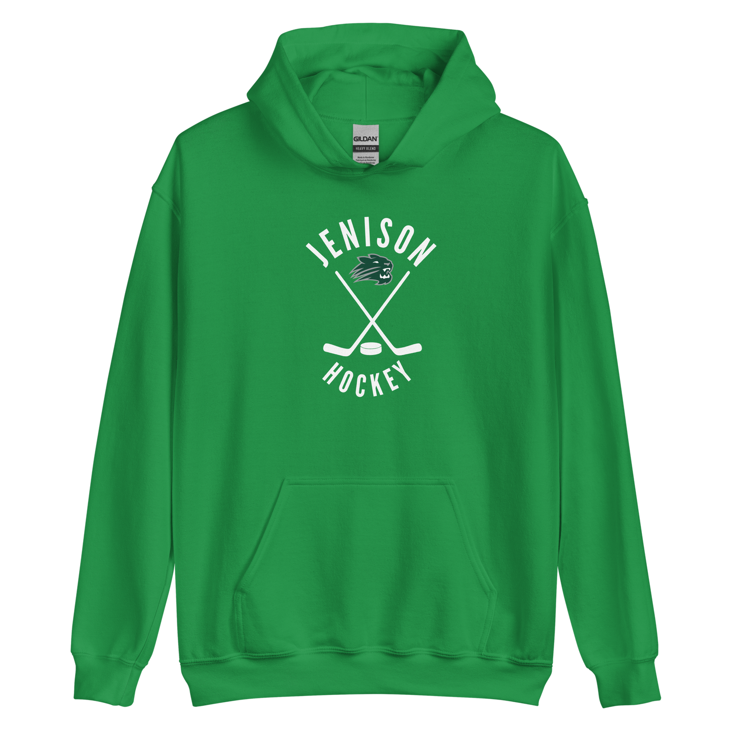 Hockey Stick Logo Jenison Unisex Hoodie