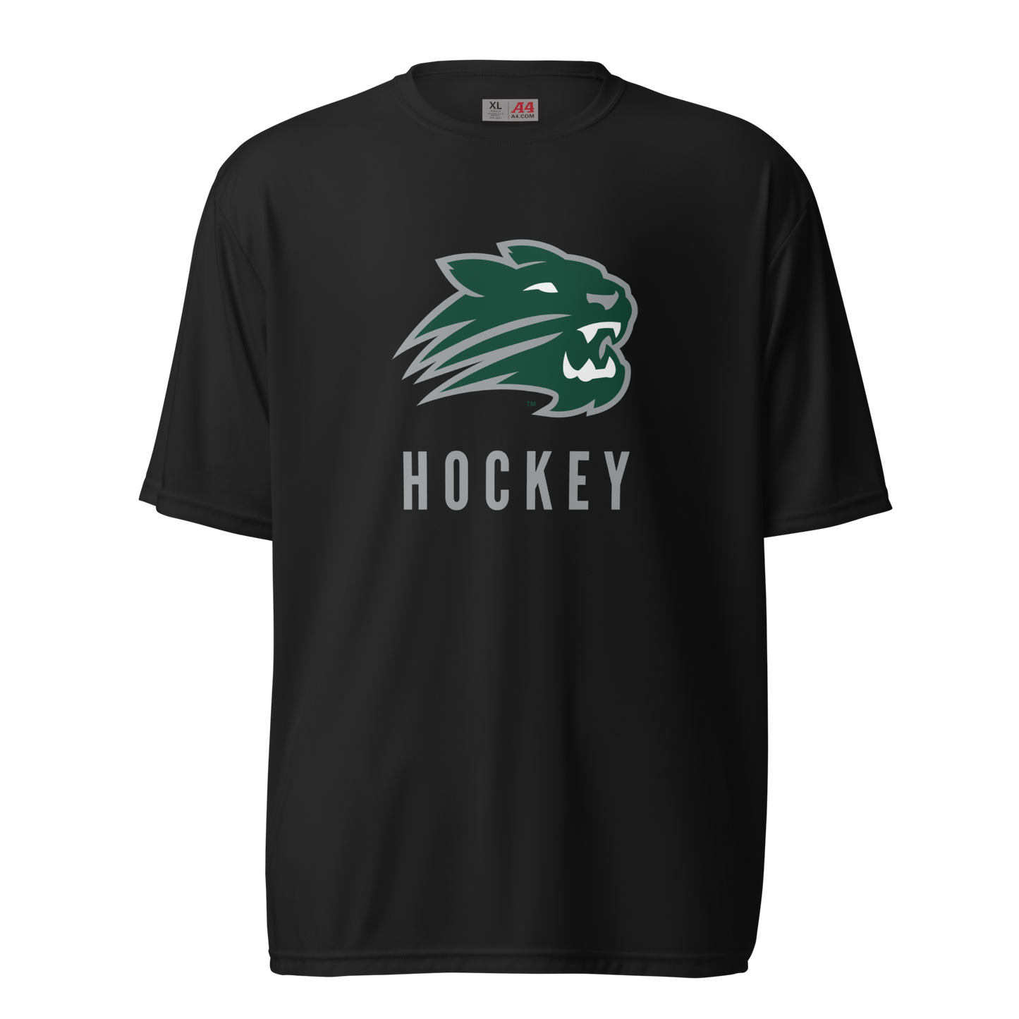 Wildcat Logo Hockey Unisex performance crew neck t-shirt