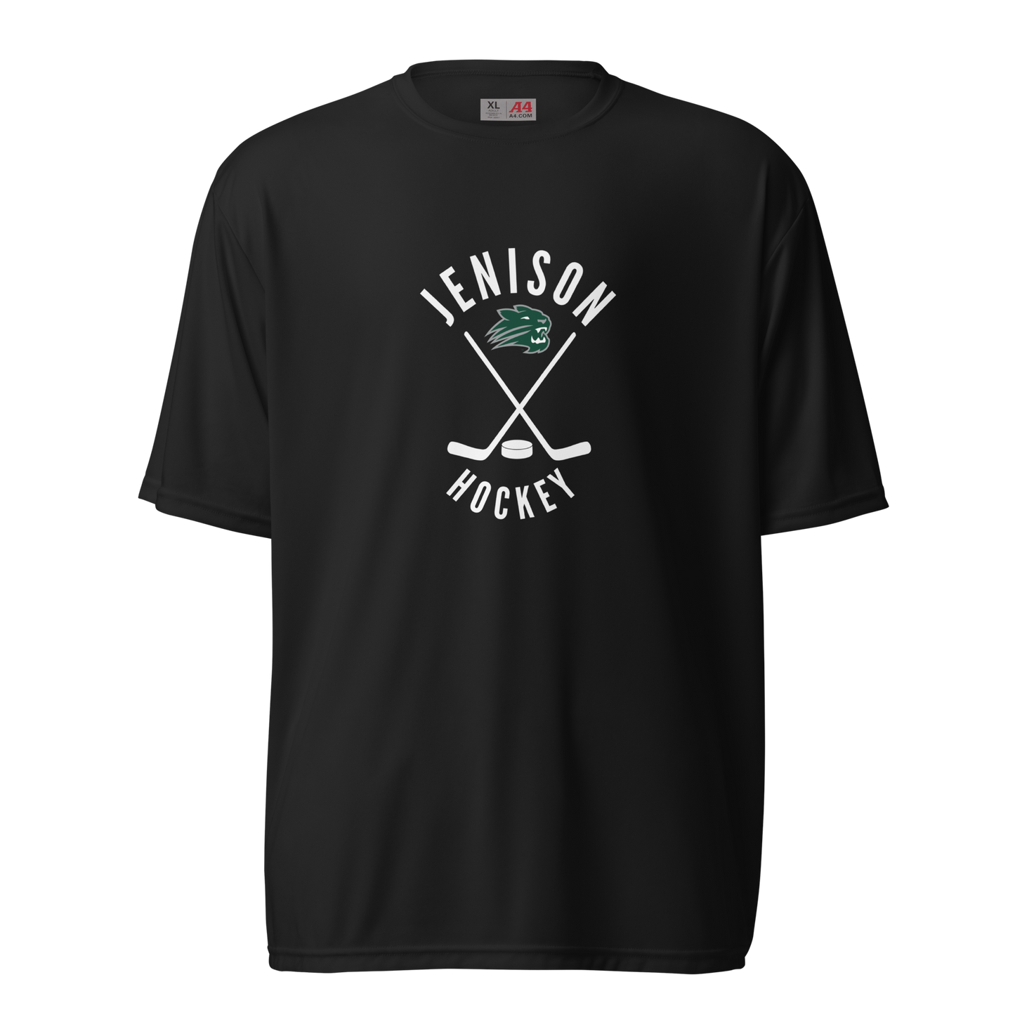 Hockey Sticks Jenison Unisex performance crew neck t-shirt