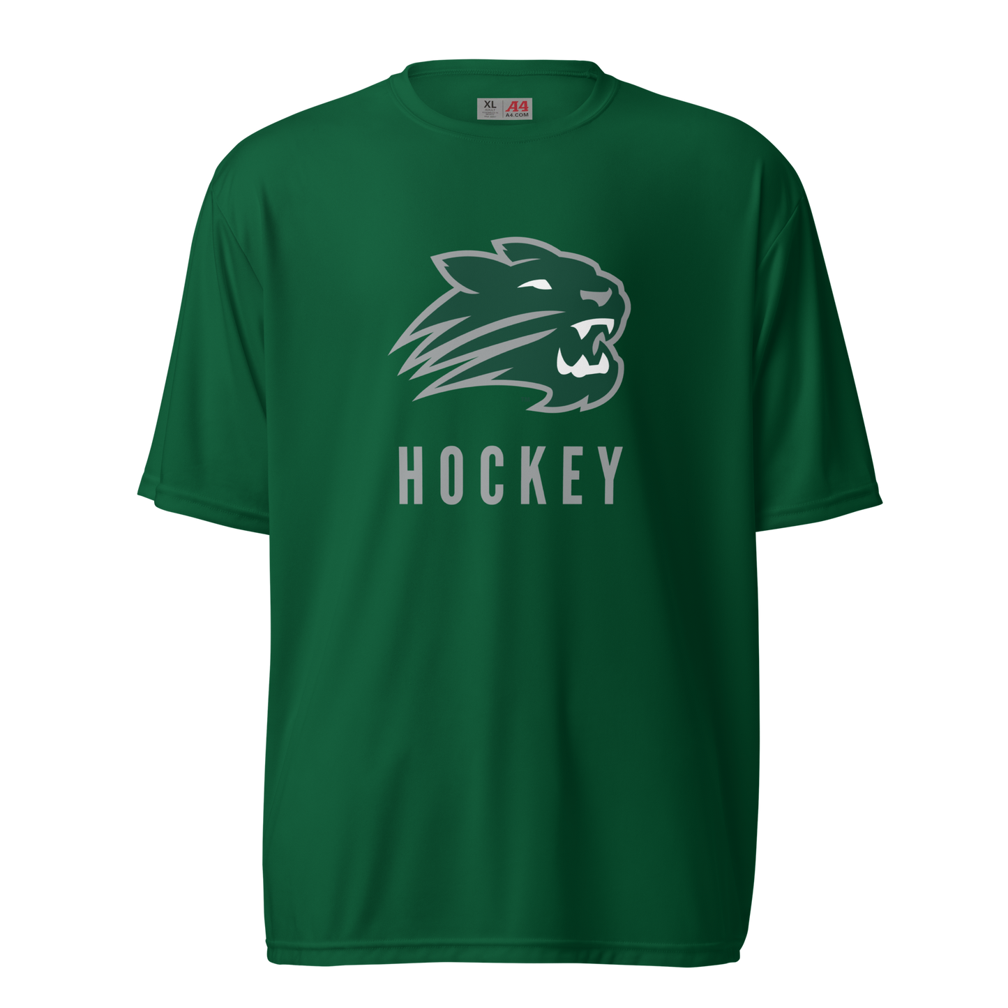 Wildcat Logo Hockey Unisex performance crew neck t-shirt