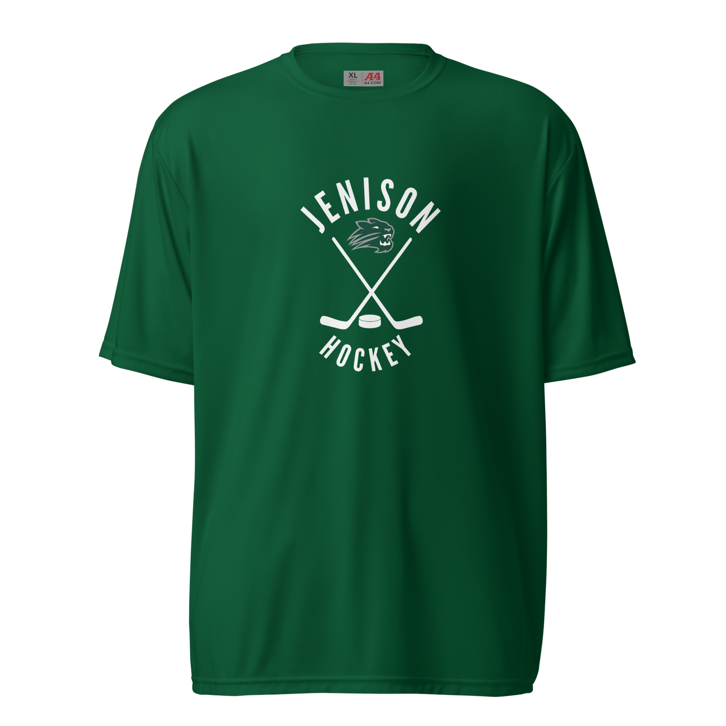 Hockey Sticks Jenison Unisex performance crew neck t-shirt