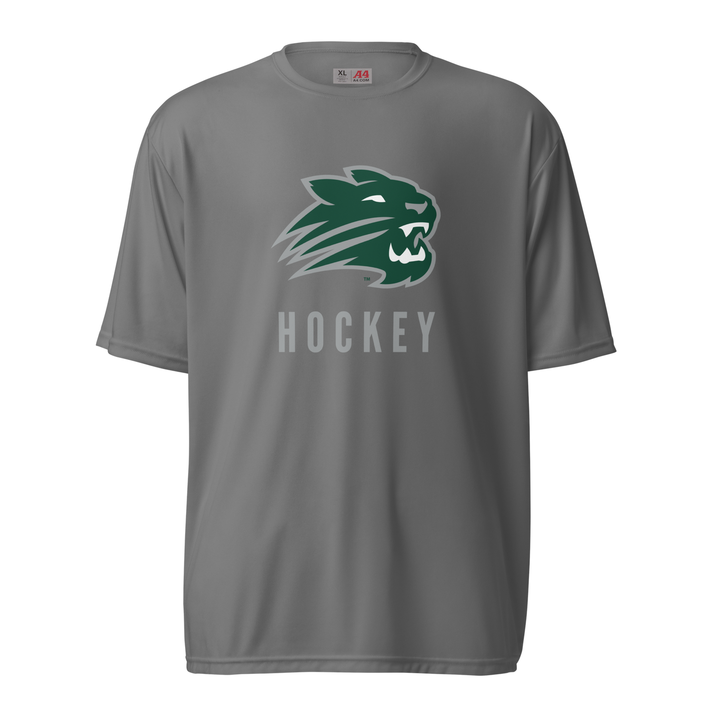 Wildcat Logo Hockey Unisex performance crew neck t-shirt